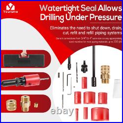 08350 DM3MECH Mechanical Hot Tapping Machine Complete Kit for NPT 300 psi