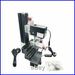 100240V Metal Mini Milling Machine Woodworking Tools DIY Student Modelmaking