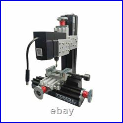 100240V Metal Mini Milling Machine Woodworking Tools DIY Student Modelmaking