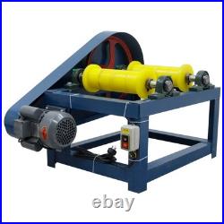10L Full Rubber Roller Laboratory Horizontal Ball Mill 550W 220V Single Ceramic