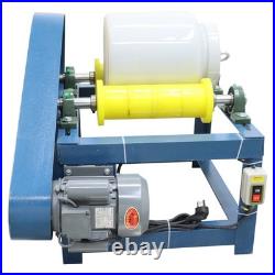 10L Full Rubber Roller Laboratory Horizontal Ball Mill 550W 220V Single Ceramic