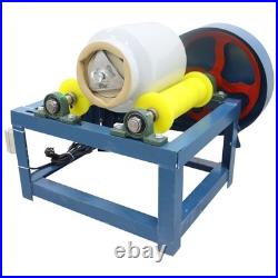 10L Full Rubber Roller Laboratory Horizontal Ball Mill 550W 220V Single Ceramic