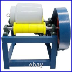 10L Full Rubber Roller Laboratory Horizontal Ball Mill 550W 220V Single Ceramic