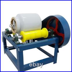 10L Full Rubber Roller Laboratory Horizontal Ball Mill 550W 220V Single Ceramic