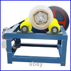 10L Full Rubber Roller Laboratory Horizontal Ball Mill 550W 220V Single Ceramic