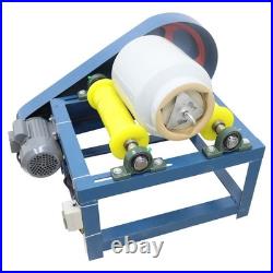 10L Full Rubber Roller Laboratory Horizontal Ball Mill 550W 220V Single Ceramic