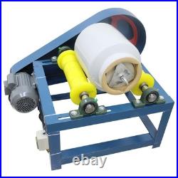 10L Full Rubber Roller Laboratory Horizontal Ball Mill 550W 220V Single Ceramic