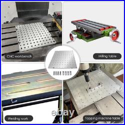 10X10X0.8 Aluminum 6061 Fixture Plate Jig Custom CNC Machining Manufacturing