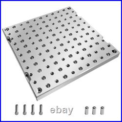 10X10X0.8 Aluminum 6061 Fixture Plate Jig Custom CNC Machining Manufacturing