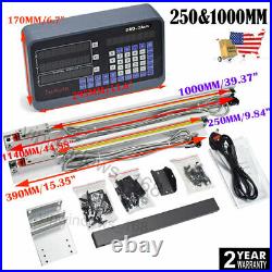 10 40 Linear Scale Digital Readout 2axis Dro Display Kit For Milling Lathe, Us