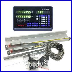 10 40 Linear Scale Digital Readout 2axis Dro Display Kit For Milling Lathe, Us