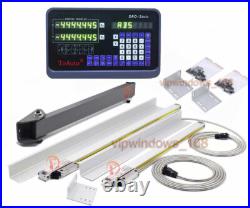 10'' 40'' Linear Scales 2 Axis DRO Kit 5um Digital Readout 250mm+1000mm US Stock