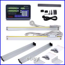10''&48'' Linear Scales 2Axis DRO Digital Readout Full Kit for Mill Bridgeport