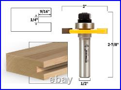 10 Bit Router Bit Set 1/2 & 1/4 Shank Yonico 17100