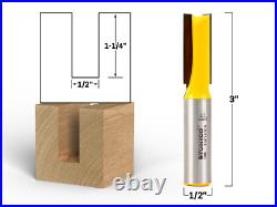 10 Bit Router Bit Set 1/2 & 1/4 Shank Yonico 17100