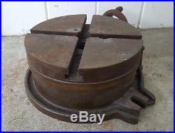 10 Brown & Sharpe Rotary Table for Milling Machine Mill CNC Bridgeport Vintage