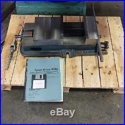 10 x 50 Southwestern Industries 2 Axis CNC Knee Mill with M2 Control