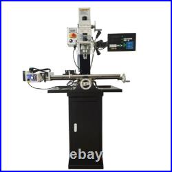 110V 1100W Metal Milling Drilling Machine R8 with Power Feed and Grating Ruler