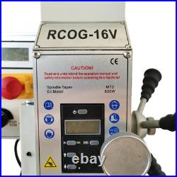 110V RCOG-16V 600W Micro Drilling and Milling Machine Brushless Motor Lathe MT2