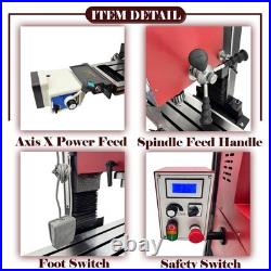 110V SM-32V Precision Brushless Milling & Drilling DIY Machine Lathe 1500W