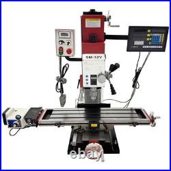 110V SM-32V Precision Brushless Milling & Drilling DIY Machine Lathe 1500W