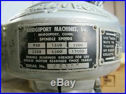 12,000 RPM High Speed Head Spindle for Bridgeport Mill Milling Machine 1HP