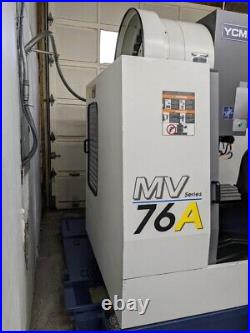 12/2005 YCM MV76A VMC with Fanuc CNC Control. 10K RPM, Nice Machine