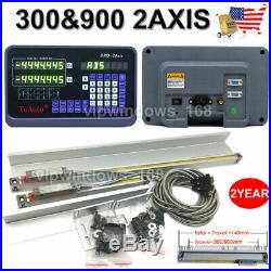 12 & 36 2Axis Digital Readout TTL Linear Glass Scale DRO Milling Lathe Machine