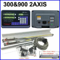 12 & 36 2 Axis Digital Readout Linear Scale Encoder DRO Milling Lathe Machine