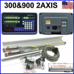 12 & 36 Digital Readout 2Axis DRO Display TTL Linear Scale Encoder CNC Mill US