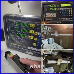 12&40 TTL Linear Scales 2Axis Digital Readout Kit DRO Display Bridgeport Mill 12&40 TTL Linear Scales 2Axis Digital Readout Kit DRO Display Bridgeport Mill