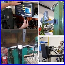 12&40 TTL Linear Scales 2Axis Digital Readout Kit DRO Display Bridgeport Mill 12&40 TTL Linear Scales 2Axis Digital Readout Kit DRO Display Bridgeport Mill