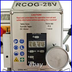 1300W RCOG-28V Brushless Precision Milling Drilling Machine Tool 110V Lathe