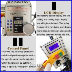 1300W RCOG-28V Brushless Precision Milling Drilling Machine Tool 110V Lathe