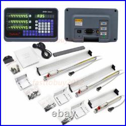 150mm+200mm+300mm Linear Scales 3 Axis DRO Digital Readout Kit for Mill Lathe US 150mm+200mm+300mm Linear Scales 3 Axis DRO Digital Readout Kit for Mill Lathe US