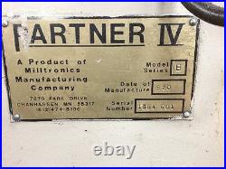 16 x 32 MILLTRONICS PARTNER IV CNC VERTICAL MACHINING CENTER #28027