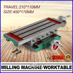 17.7×6.7Inch Milling Machine Cross Slide Worktable Vise X Y Axis Milling Table
