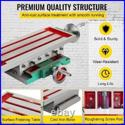 17.7x6.7in 2-Axis 4-Way Compound Worktable Durable Metal Construction