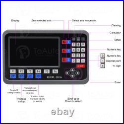 18 & 20 & 40 Linear Scale Encoder 3 Axis Digital Readout DRO Display Kit US 18 & 20 & 40 Linear Scale Encoder 3 Axis Digital Readout DRO Display Kit US