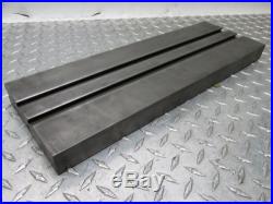 18 x 6 x 1-1/4 THICK METAL WORKING SLOTTED TABLE