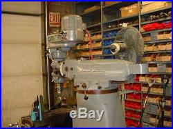 1966 BRIDGEPORT MILLING MACHINE 1 HP V-RAM With VISE-COLLETS RECONDITIONED VIDEO