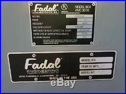 1996 Fadal VMC-3016 904 CNC VMC Rigid Tapping 88HS 30 x 16 x 20 7.5K 21 ATC