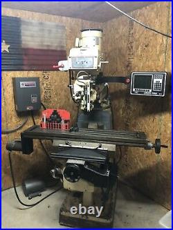 1997 Chevalier 2 Axis CNC Mill Milling Machine 10X50 Southwestern Industries