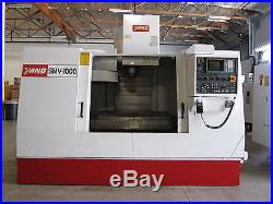 1998 YANG SMV-1000 VERTICAL MACHINING CENTER WITH FANUC OMD CONTROL