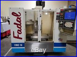 1999 Fadal Vmc-15 20x16 Travels 7500 Rpm, Clean Machine