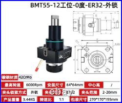 1PC BMT55 Driven Tool Holder 0 ° BMT Power Head 12 External Lock
