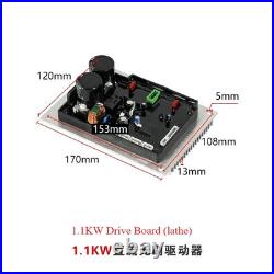 1PC DC Brushless Motor Driver Lathe/milling Machine Control Board Circuit Board 1PC DC Brushless Motor Driver Lathe/milling Machine Control Board Circuit Board