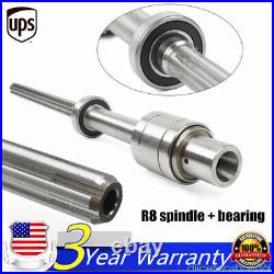 1SET Milling Machine Parts R8 Spindle + Bearings Assembly for US SALE
