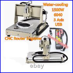 1.5KW 3/4 Axis 6040 CNC Router Desktop Engraver Milling / Drilling Machine NEW