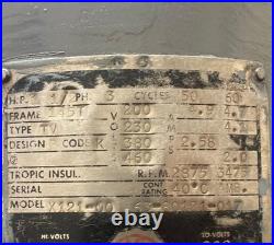 1 HP Bridgeport milling machine REPLACEMENT MOTOR 1 HP Bridgeport milling machine REPLACEMENT MOTOR